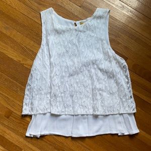 princess vera wang blouse/tank top